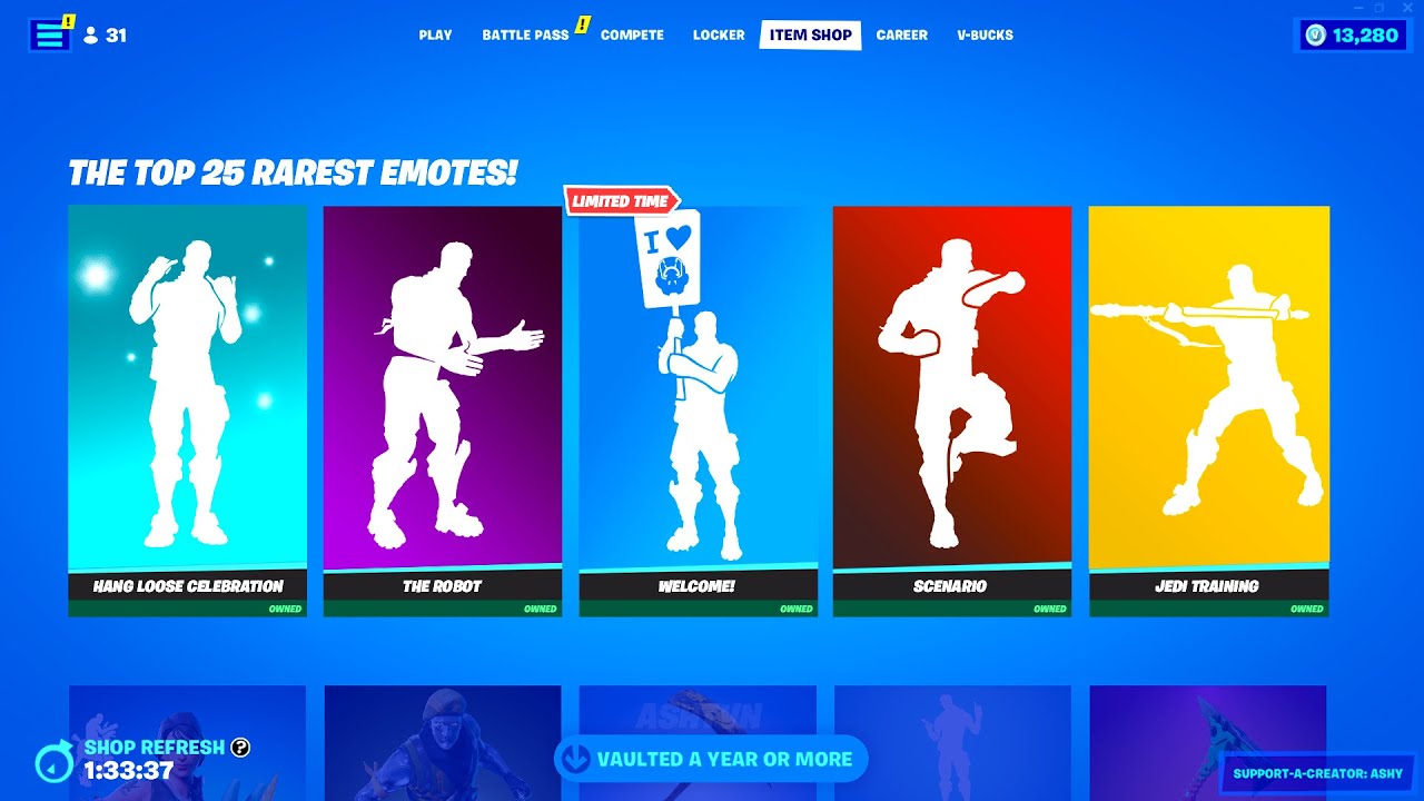 Rarest Emotes Ever: A Guide to the Most Exclusive in-Game Items.