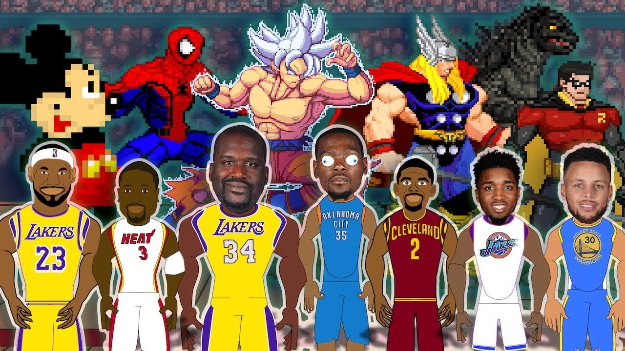 Cartoon NBA Basketball Players: Which One Is Your Favorite?