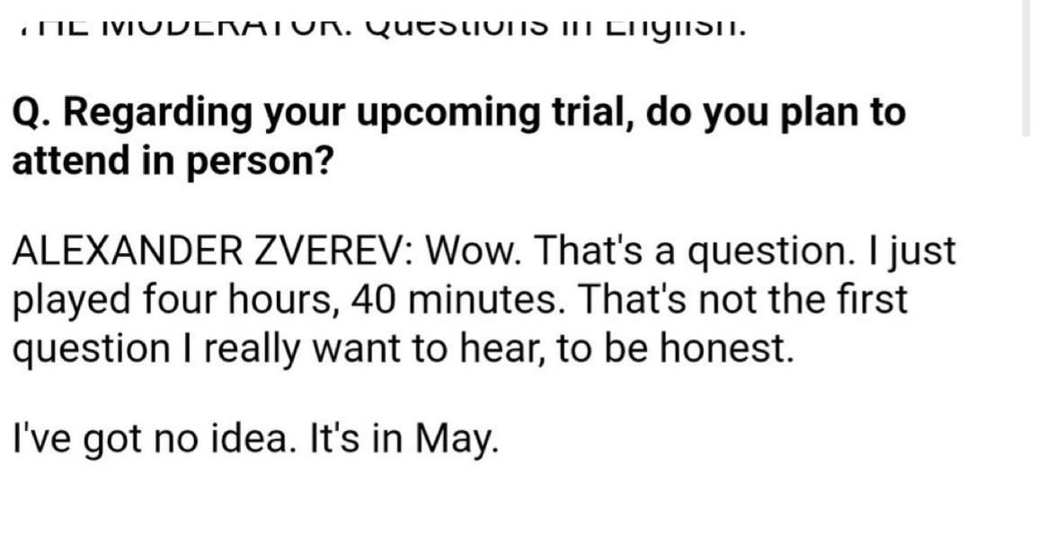 Alexander Zverev Press Conference: What Did He Talk About? All You Need to Know