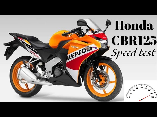 honda cbr125r top speed test: See how fast this bike is!