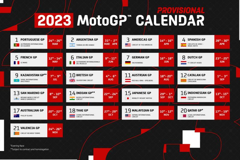 Whats New in the MotoGP 2023 Schedule? Key Dates and Changes You Should Know!