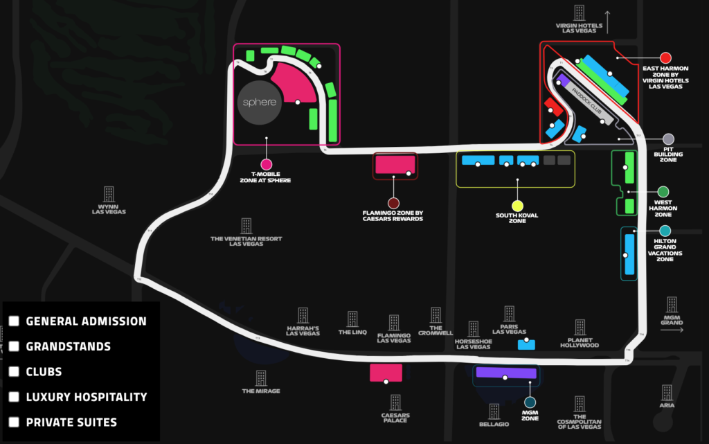 Formula 1 Race Map Las Vegas: How to Navigate the Circuit and Find the Best Views!
