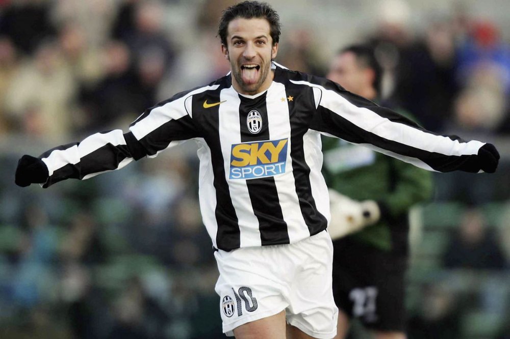 What is Del Pieros full name and his football career highlights and achievement?
