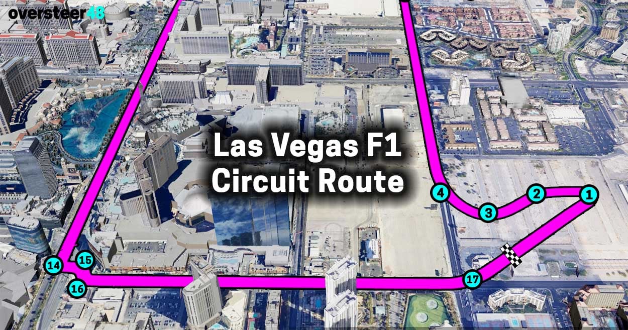 Las Vegas F1 Track Map: Check Out the Circuit Layout and Key Corners