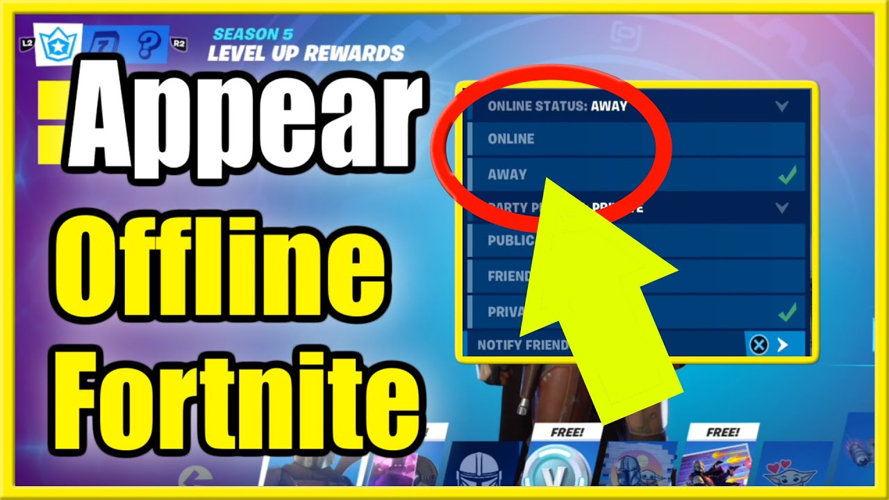 How to appear offline in Fortnite? A simple guide.