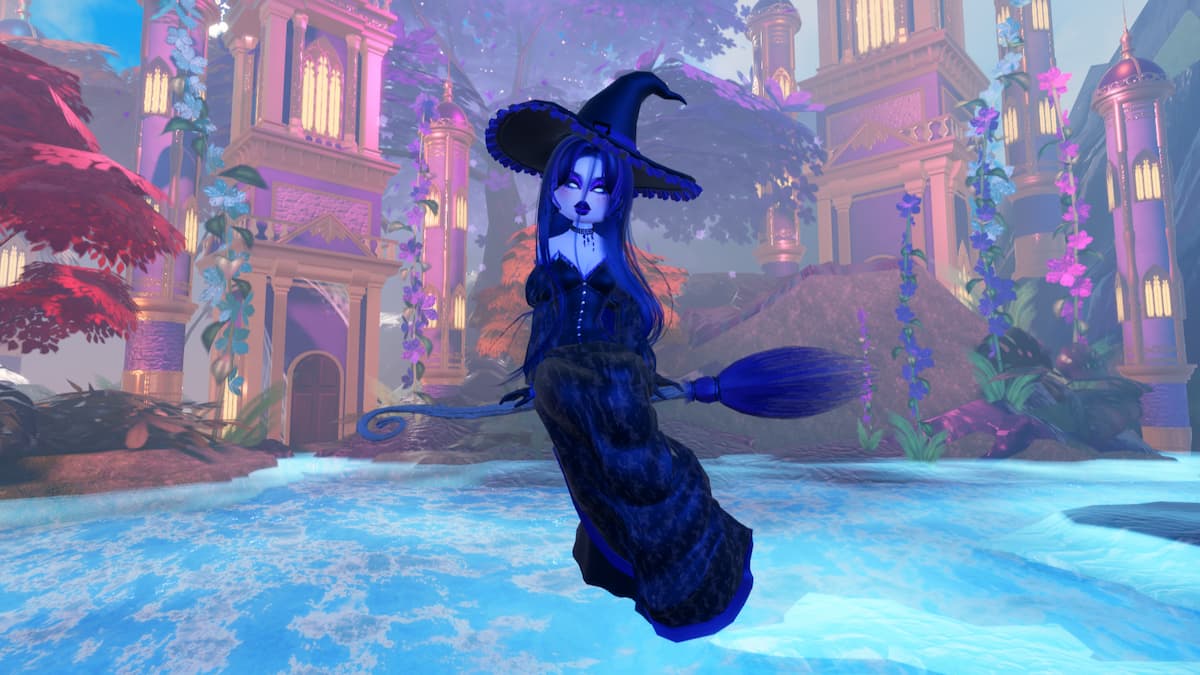 Want to know how to ride the broom in dress to impress? Check this out!