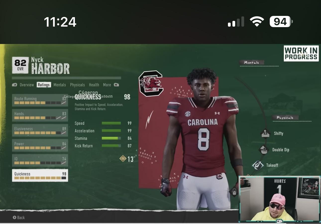 Nyck Harbor in NCAA 25: What You Need to Know Today