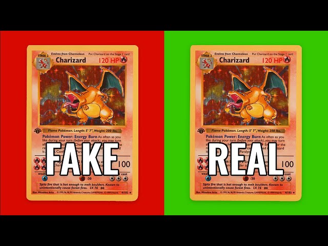 Charizard Gold Card: Real vs Fake, How to Spot the Difference Today!