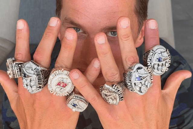 Tom Brady Pics With Rings: Check Out His Super Bowl Bling!