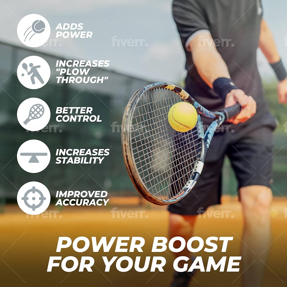 Lead tape tennis racquet for everyone: Improve control and stability.
