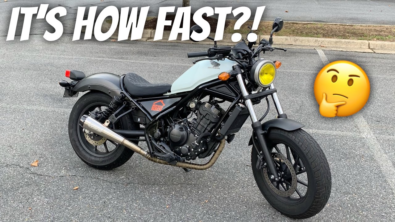 Whats the Top Speed of a Honda Rebel 300? Lets Find Out!