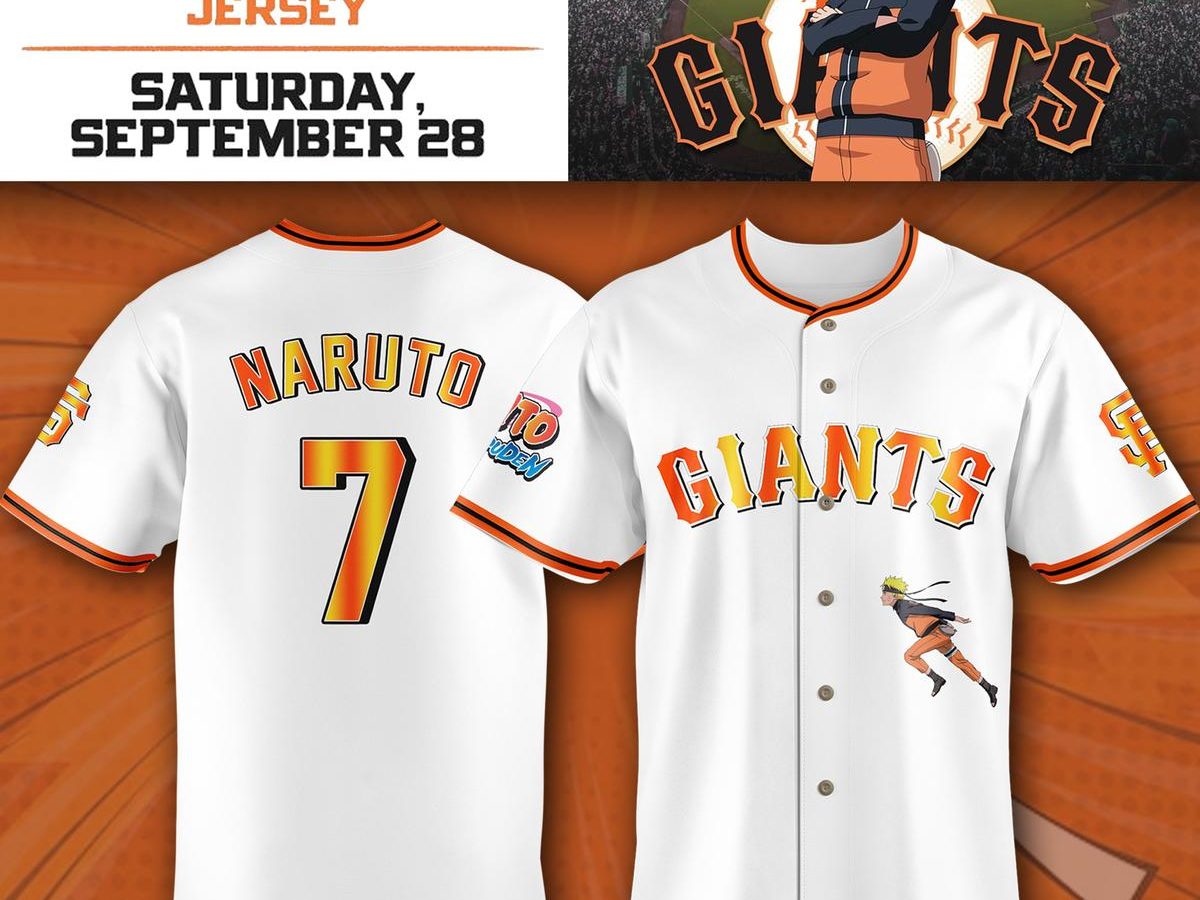 Score a Giants Naruto Jersey: The Perfect Gift for Anime Fans!