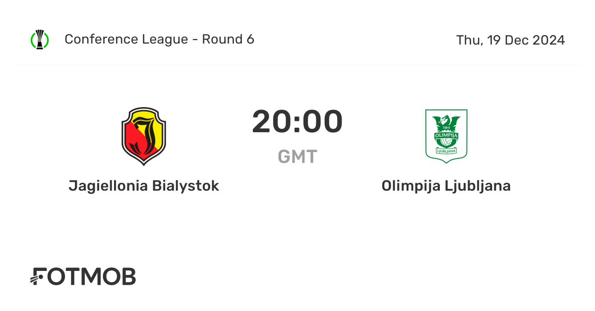 Jagiellonia Białystok vs Olimpija: Live Score & Match Updates!