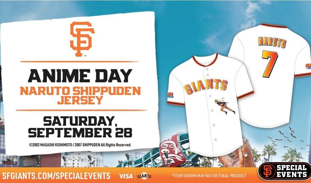 Score a Giants Naruto Jersey: The Perfect Gift for Anime Fans!