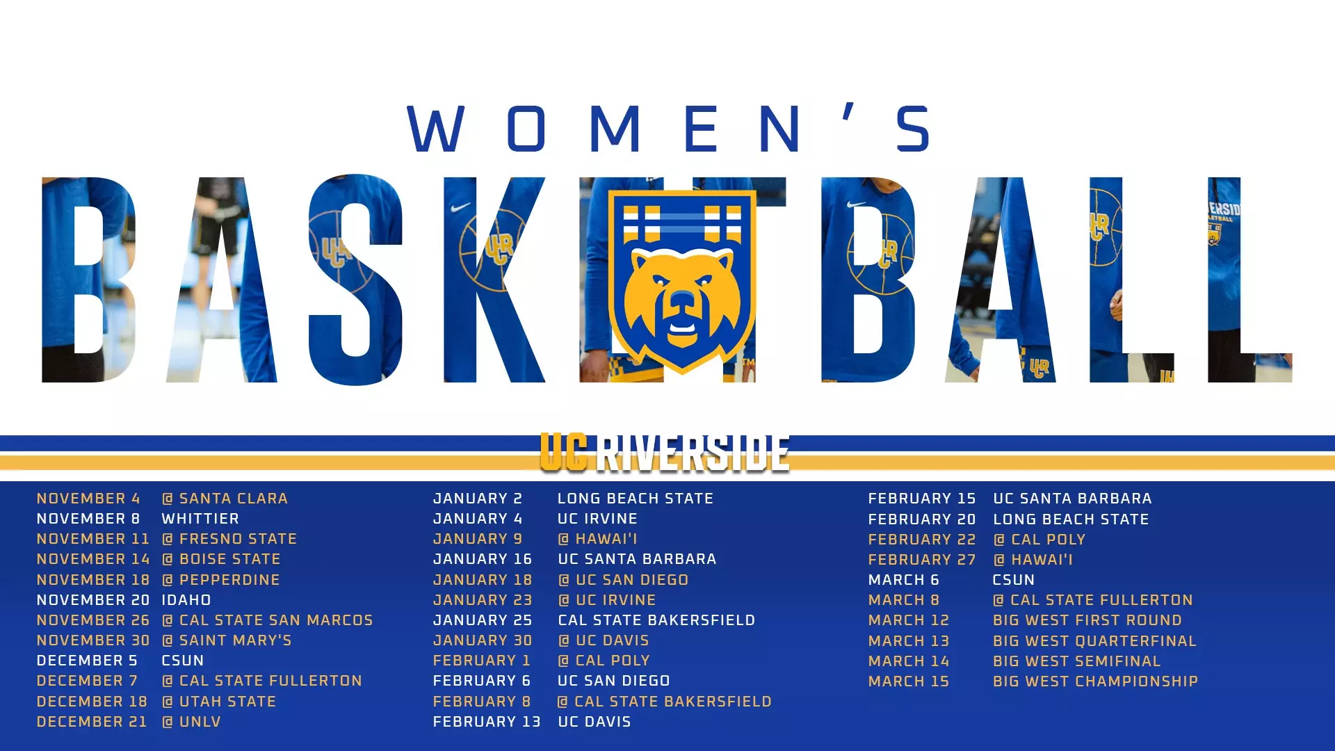Cal Riverside Basketball Schedule: Full Season Fixtures Inside!