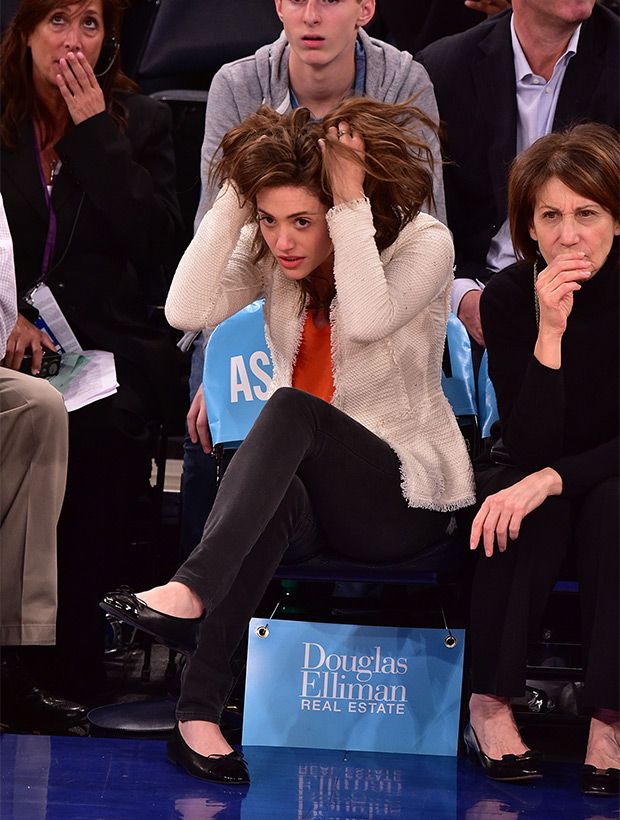 Why Emmy Rossum Knicks Games Are A Must See Event For The Star.