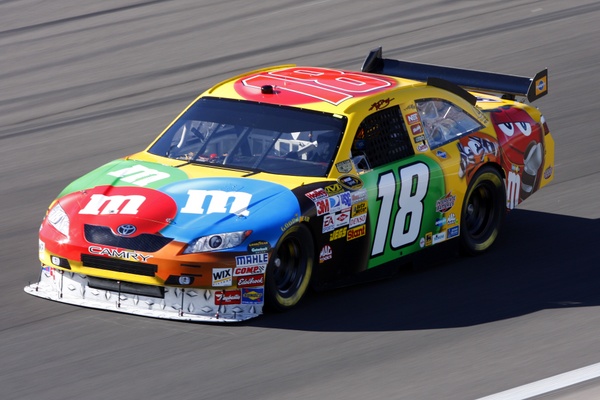 M and M Kyle Busch:A Win for Sponsorship in NASCAR racing.