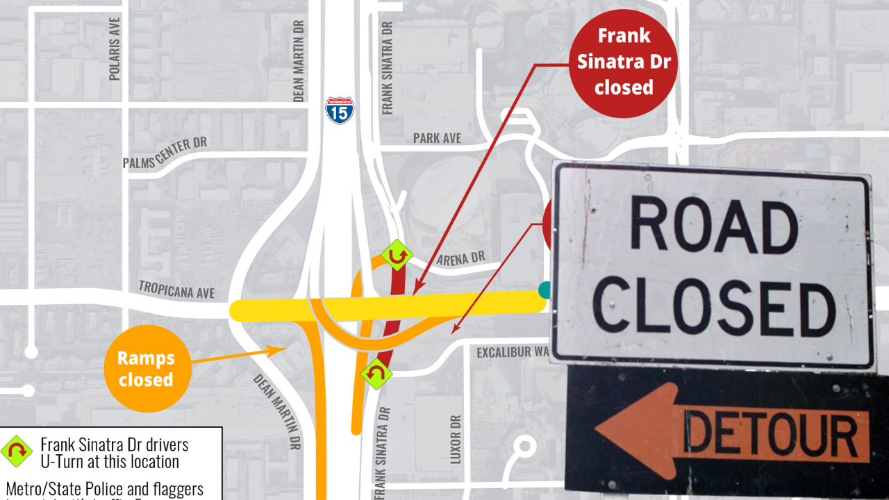 i-15 closure las vegas:plan your trip and prepare for detours now.