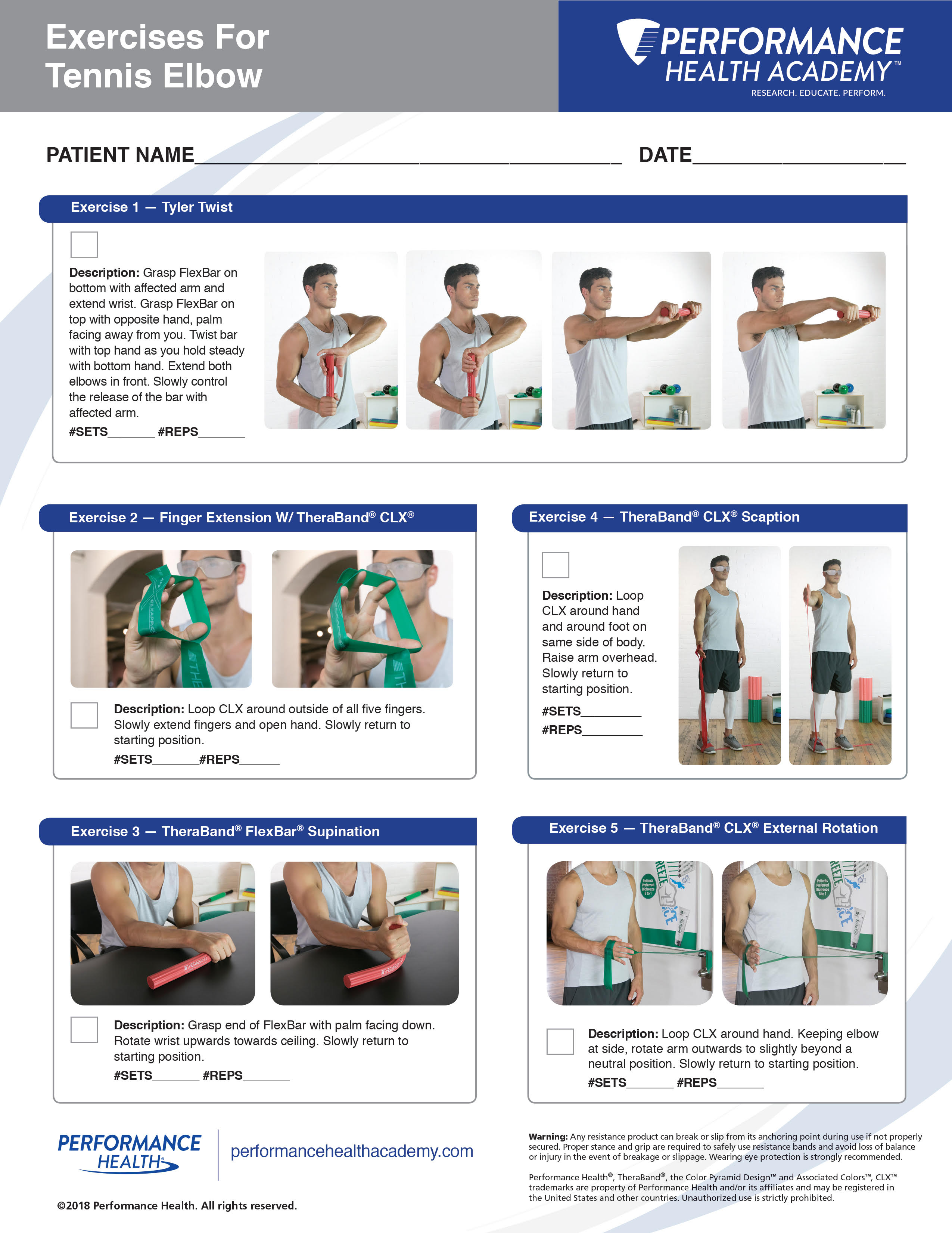 Easy Theraband Flexbar Exercises for Tennis Elbow at Home