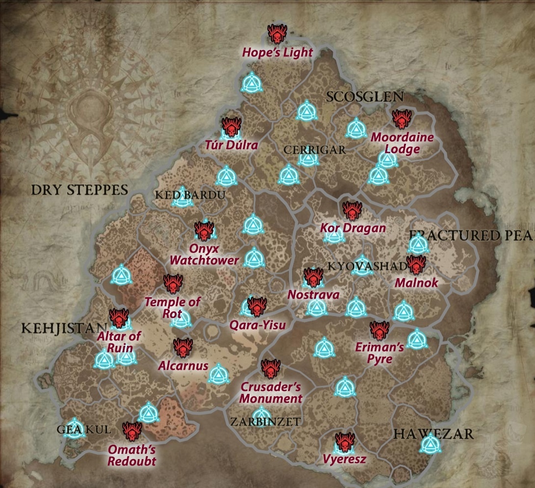Where Are Strongholds in Diablo 4? (Easy Location Guide & Rewards List)