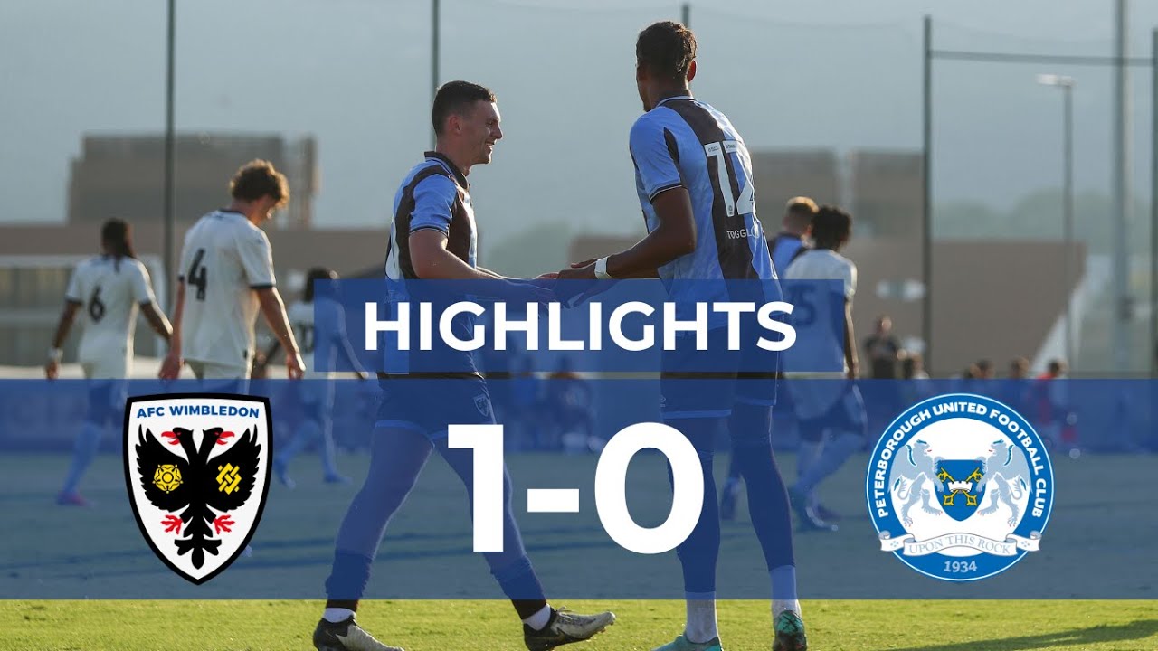 Wimbledon vs Peterborough highlights: Didnt see the game? Watch all the goals and exciting action right here now.
