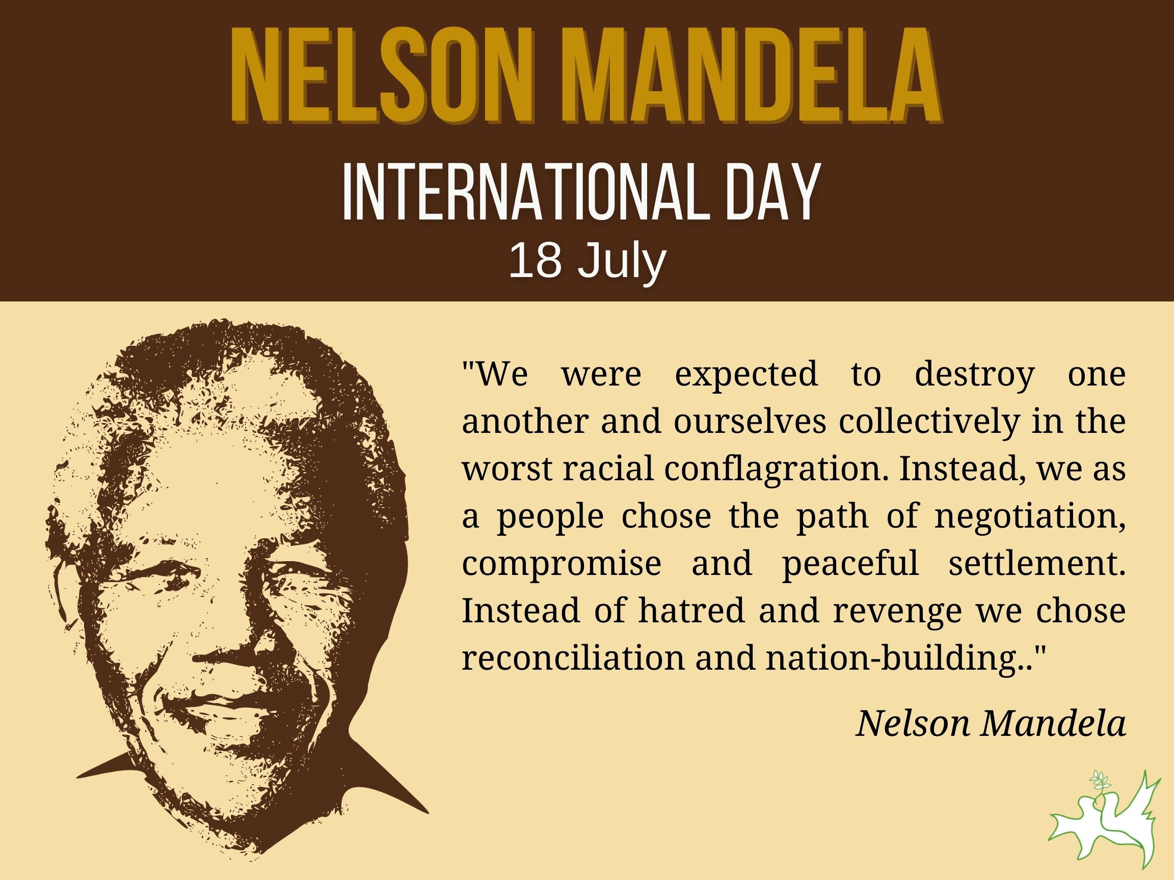 What is July 18 famous for? Learn about Nelson Mandela Day.
