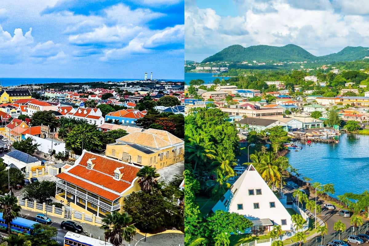 Cannot decide St Lucia vs Curacao? Compare these popular islands side by side very easily here.