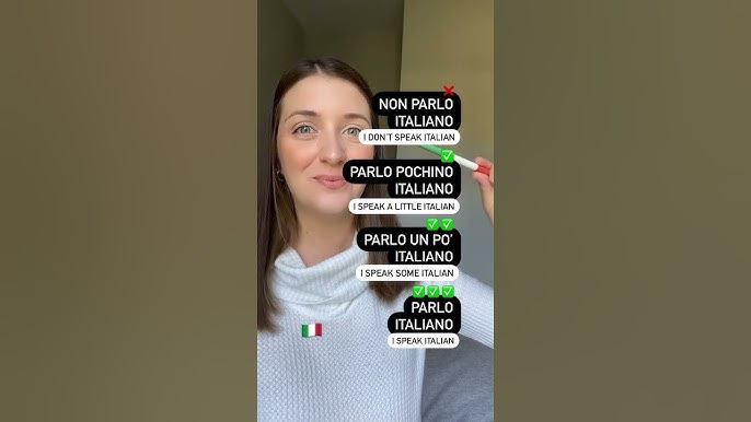I Speak Italian In Italian: Whats The Best Way To Say It?