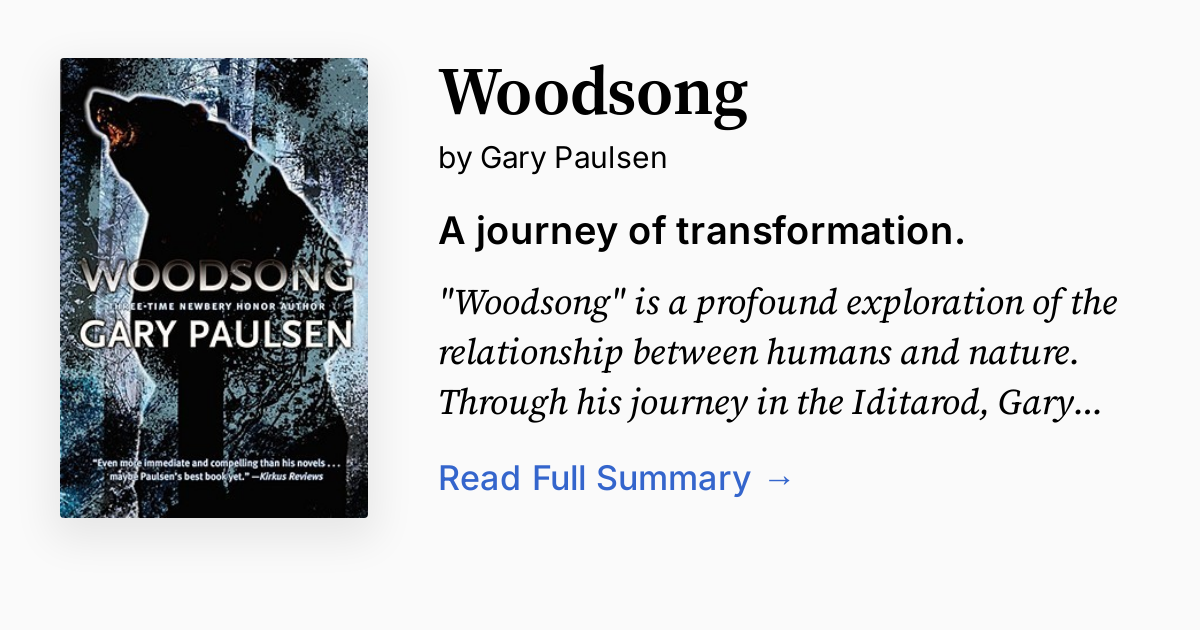 Woodsong summary explained: Understand the book in minutes