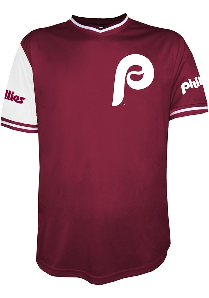 Need the perfect size maroon phillies jersey? Use this simple sizing guide.