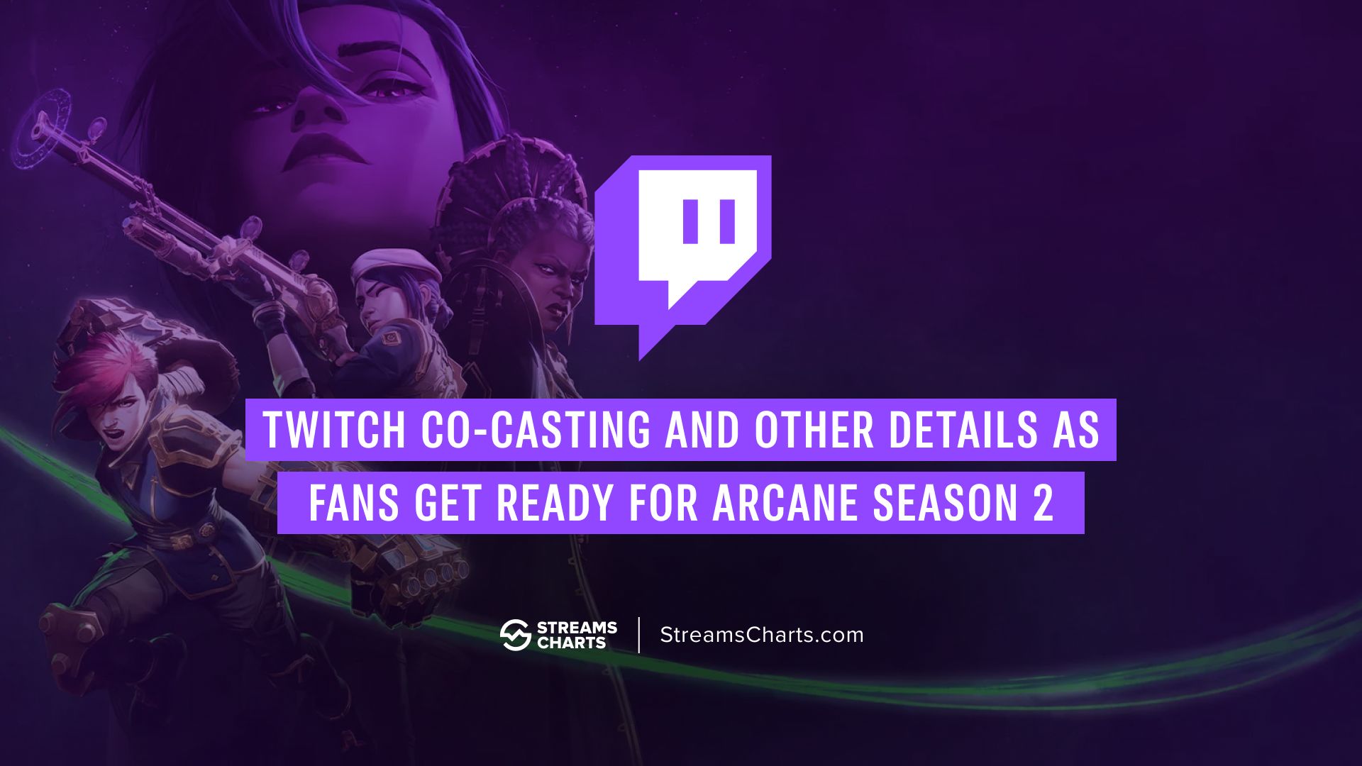Get free stuff watching streams: All about the arcane season 2 twitch drops.