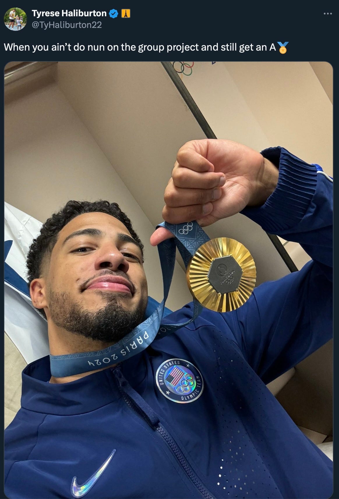 Whats the story behind the Tyrese Haliburton gold medal? Discover the hard work and dedication it took.