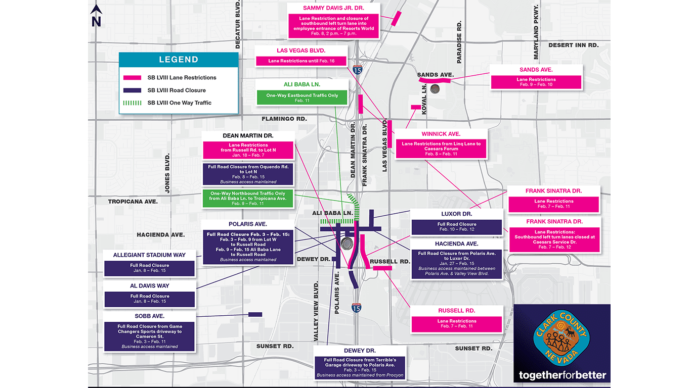 Find out why Las Vegas Boulevard closed periodically: Event schedules and planned road closures explained simply.