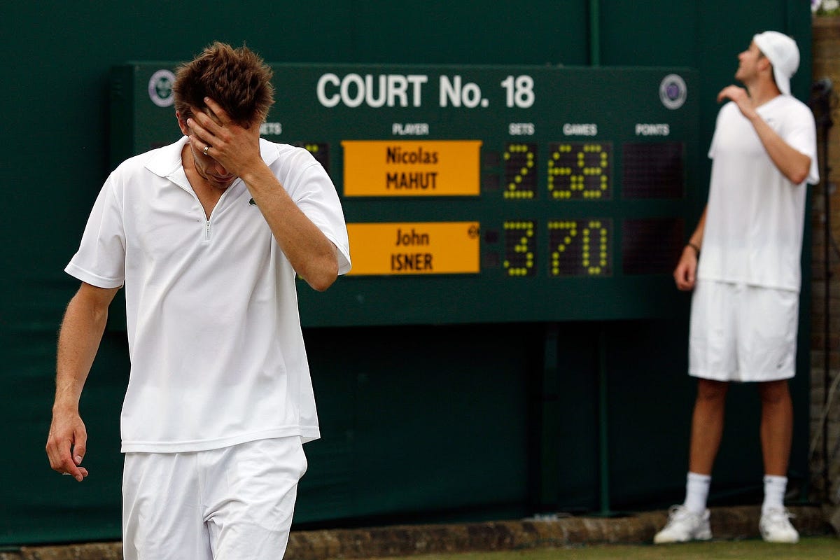 Who were the players in the longest game in tennis? Learn about the athletes in this historic battle!