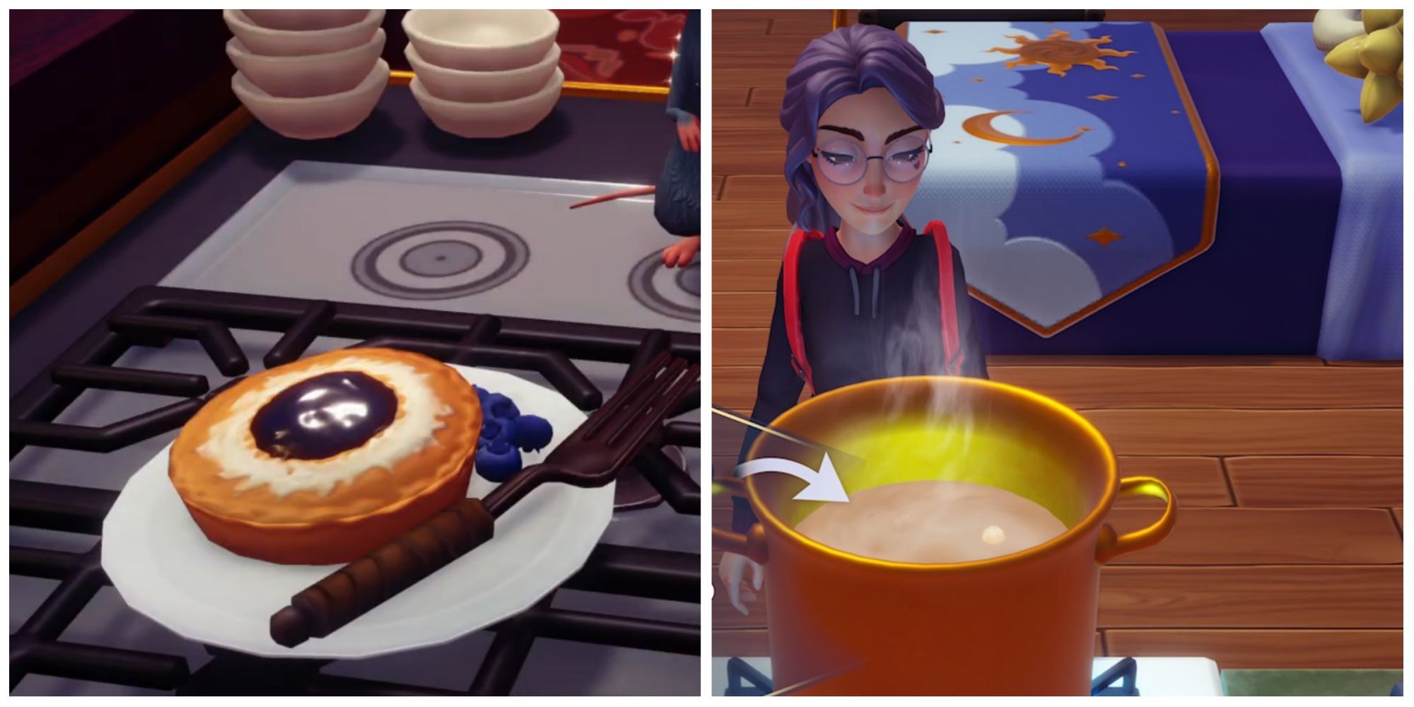Learn how to make Disney Dreamlight Valley Blueberry Pie super easily (Follow this step by step simple cooking tutorial)