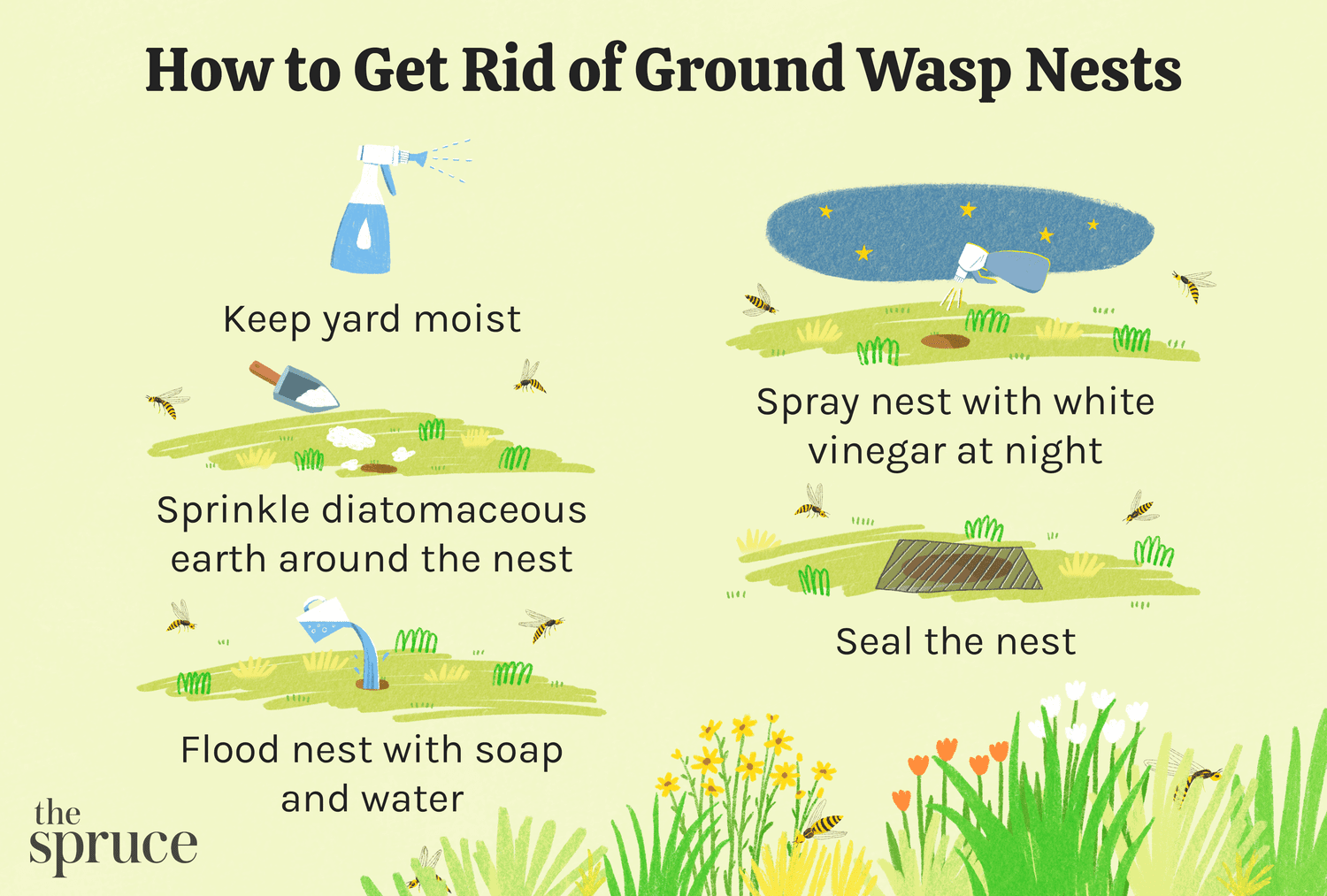 Need to get rid of a hornets nest in ground? Follow these simple tips for a quick, safe solution.