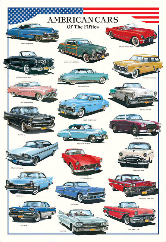 A cool list of classic 1950 cars names: Check out these awesome automobiles from the fabulous fifties!