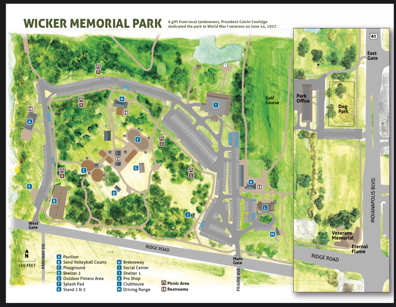 Planning your visit to Wicker Memorial Park? Get the latest opening hours, location, and directions.