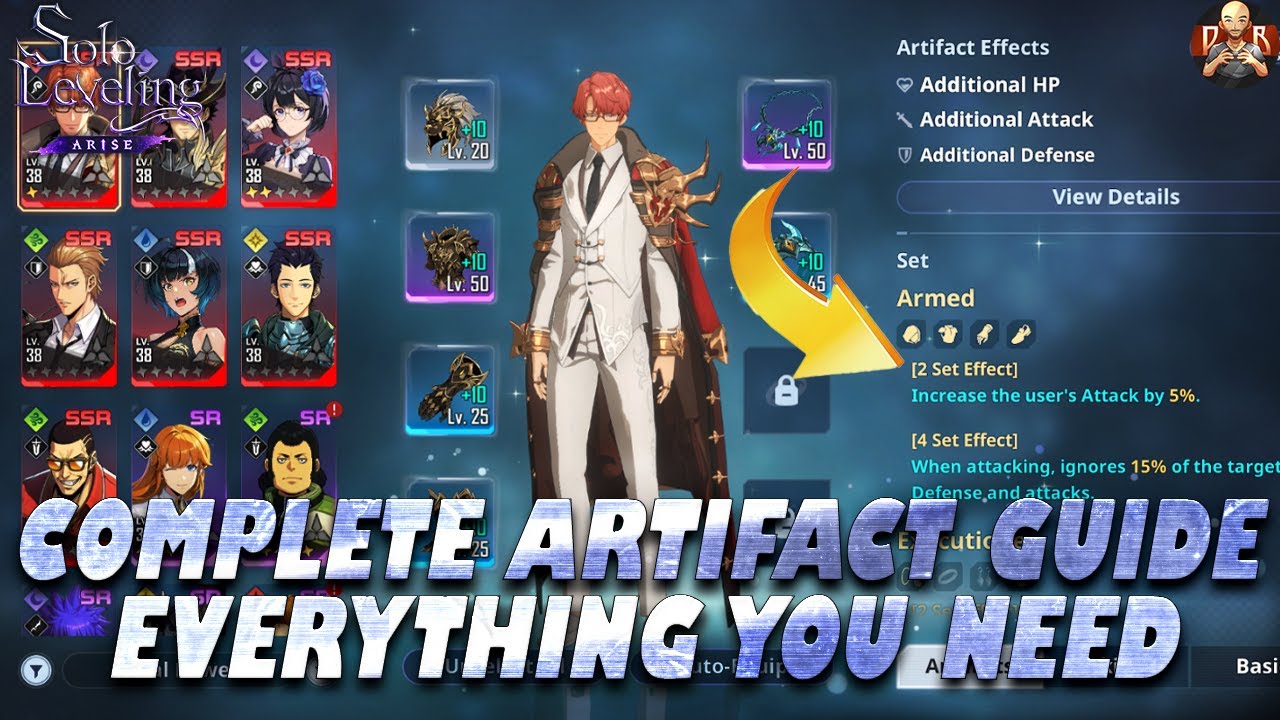 Solo Leveling Arise Artifact Guide: Which Artifacts Are Best? 3 simple ways to pick your top choices!