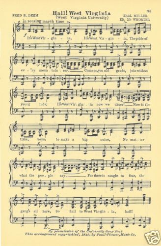 Learn the Words: The Official West Virginia University Fight Song