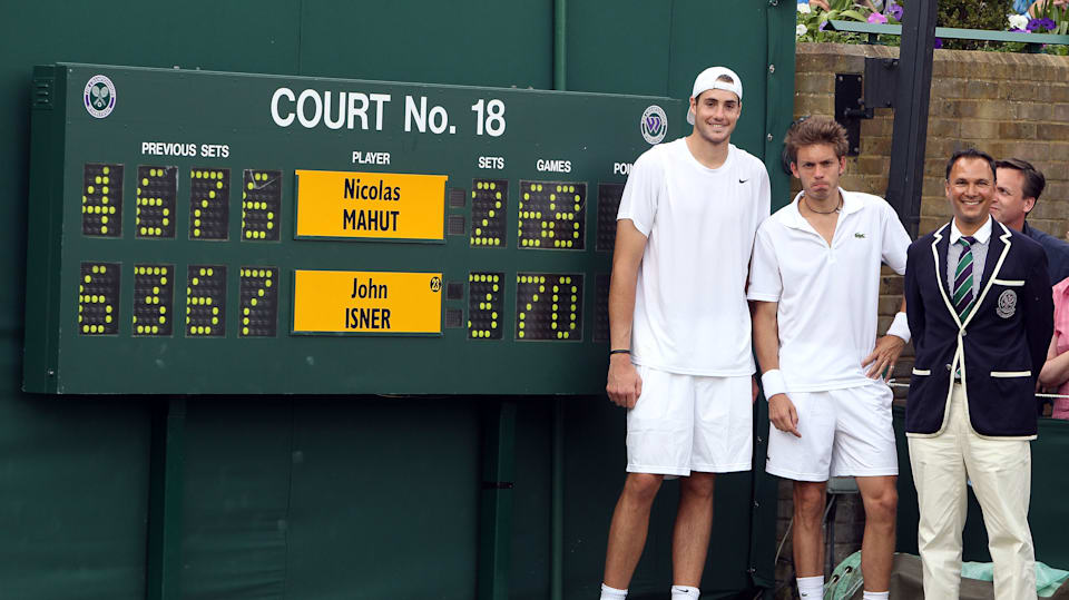 Who were the players in the longest game in tennis? Learn about the athletes in this historic battle!