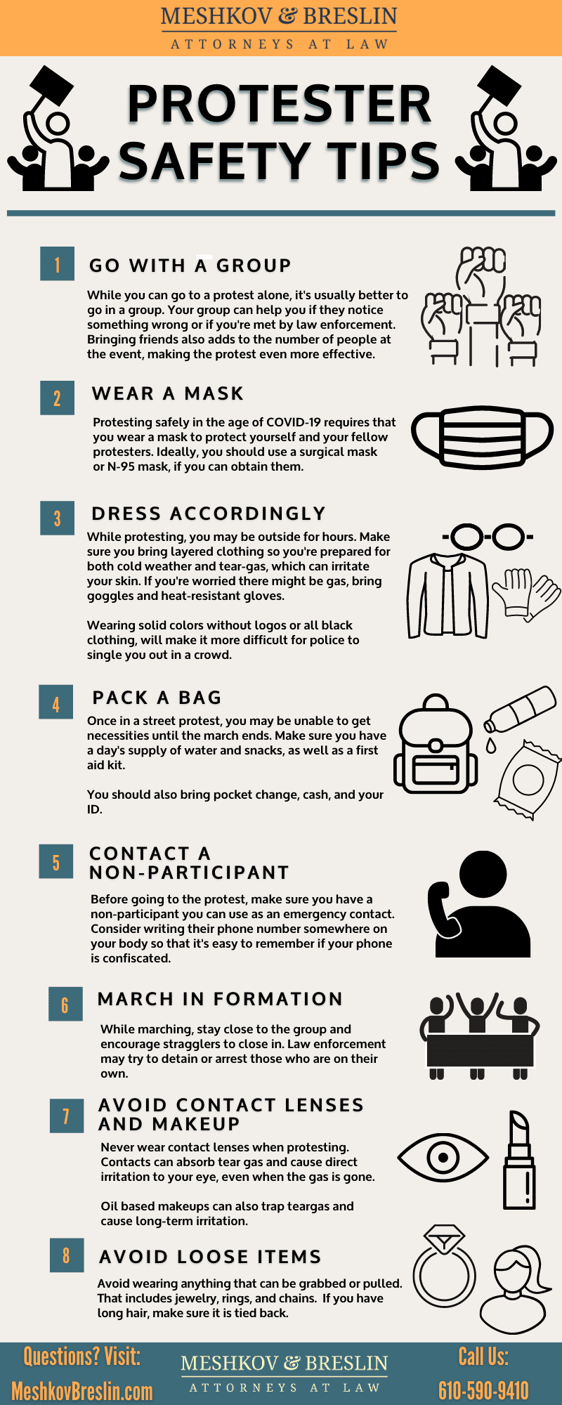 What should tourists know about travelers protestors? (Simple safety tips for areas where these groups are active)