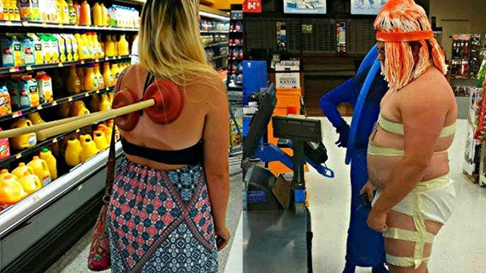 Who are the weirdest people in walmart? Check out these hilarious outfits and crazy customer moments.