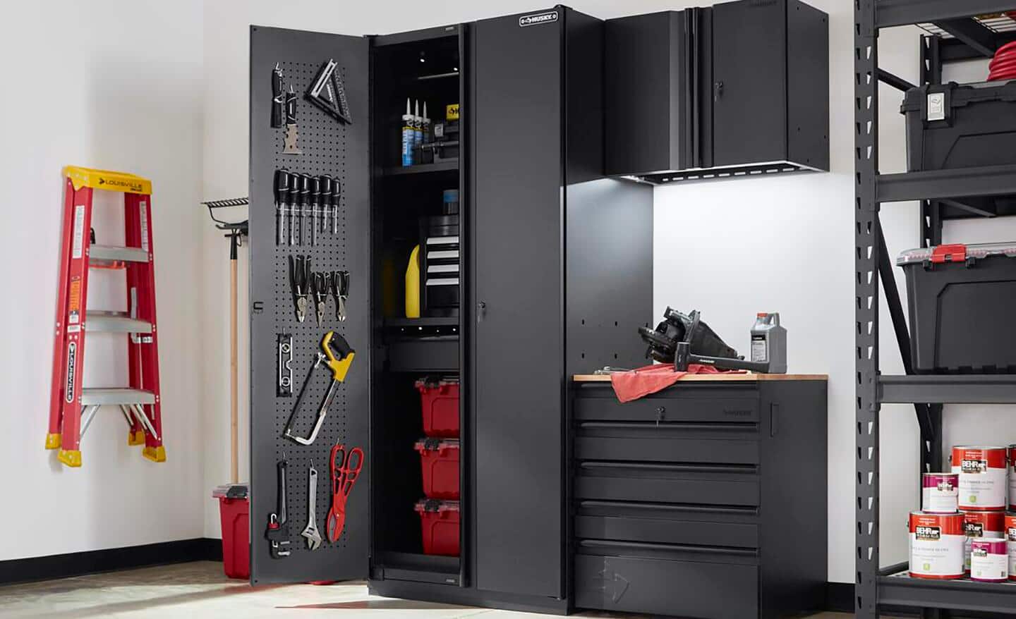 What size garage storage boxes should I get? Find the right fit for all your tools and gear.