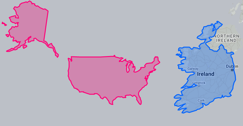 Just how big is Ireland compared to a state? See if its bigger than you think with easy facts.