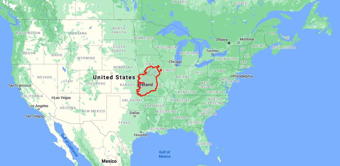 Just how big is Ireland compared to a state? See if its bigger than you think with easy facts.