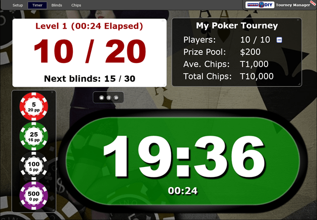 How to use a poker tournament clock like a pro? Easy steps to manage blinds and levels.