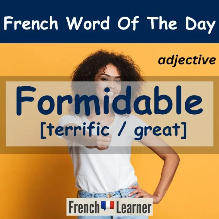 What Does Formidable Mean in French and How to Use It?