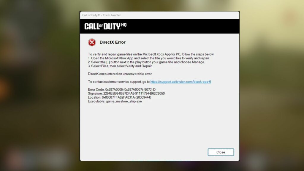 Black ops 6 directx error solutions? (tested fixes work)