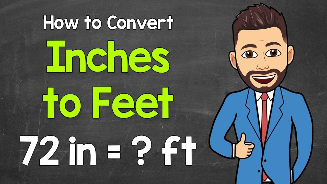 How to convert 185 inches in feet explained step by step right here